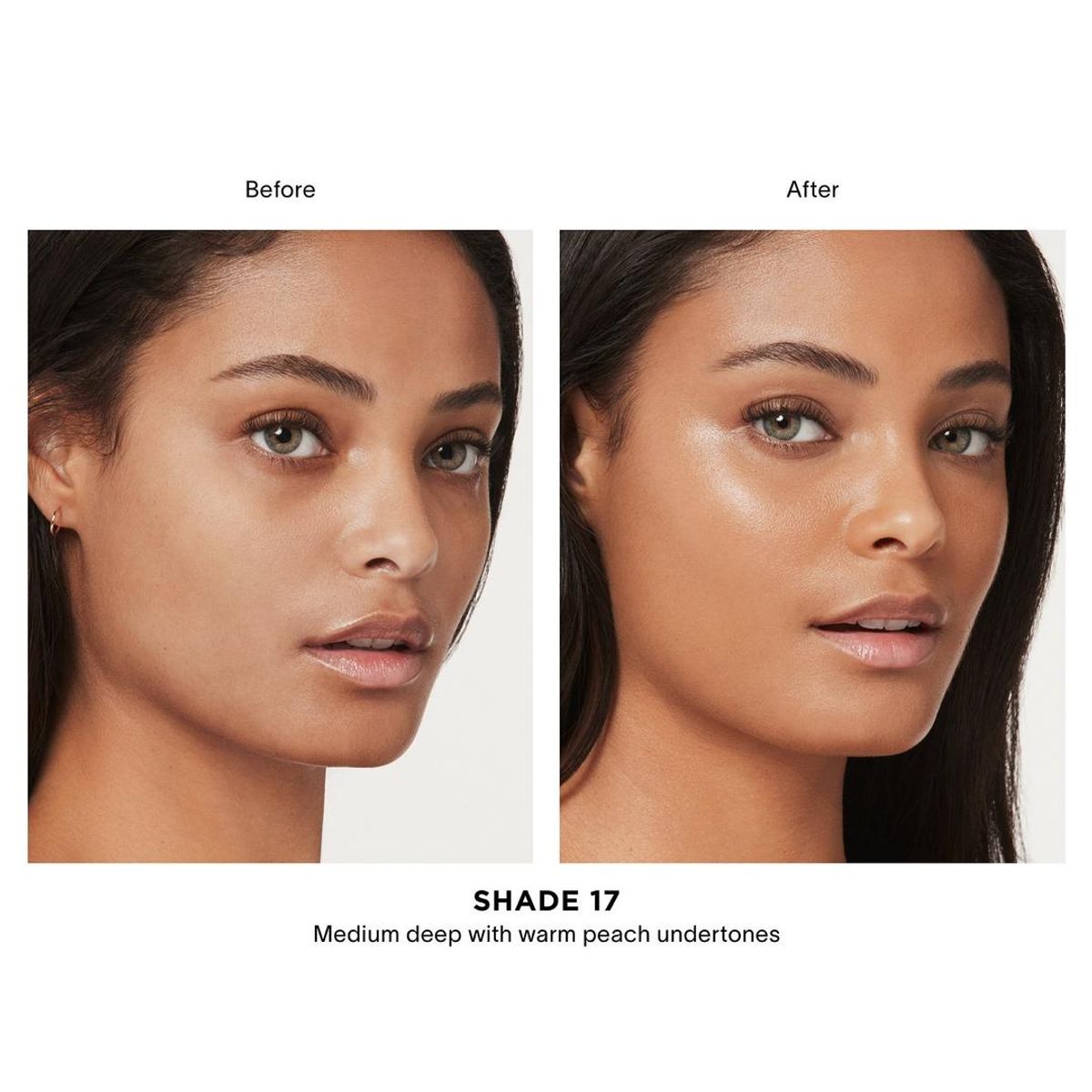 HOURGLASS - Base Luminosa con FPS 30 Illusion Hourglass - 17 medium deep warm peach