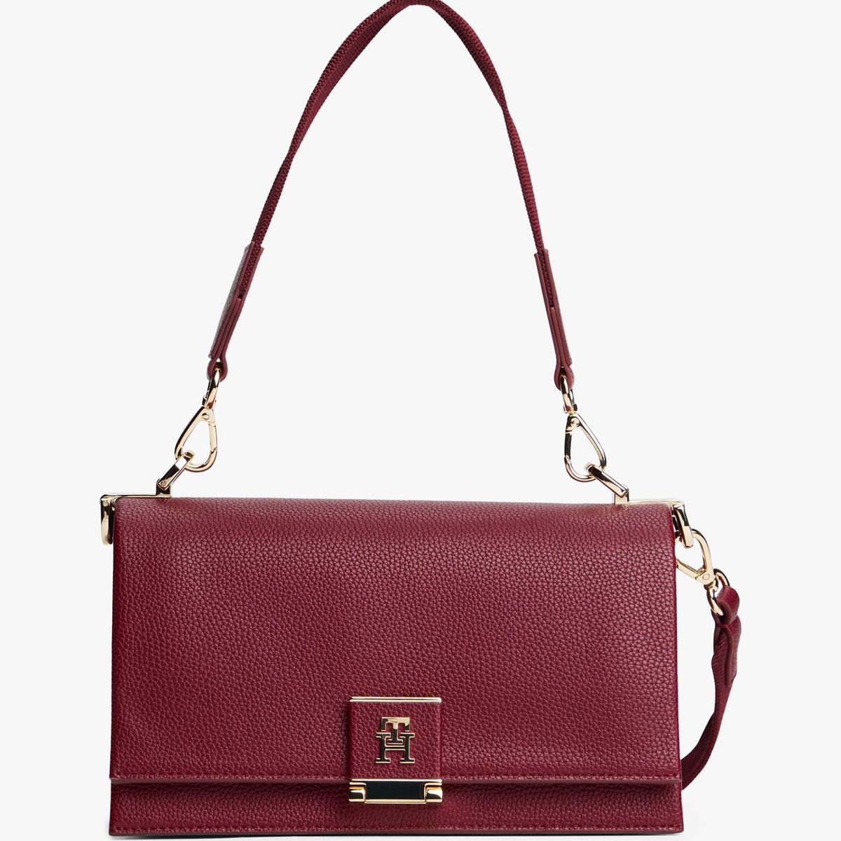 TOMMY HILFIGER - Bandolera Heritage Con Logo Rojo Tommy Hilfiger