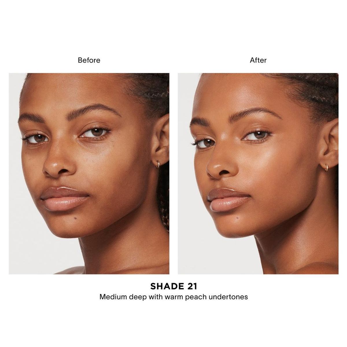 HOURGLASS - Base Luminosa con FPS 30 Illusion Hourglass - 21 medium deep warm peach