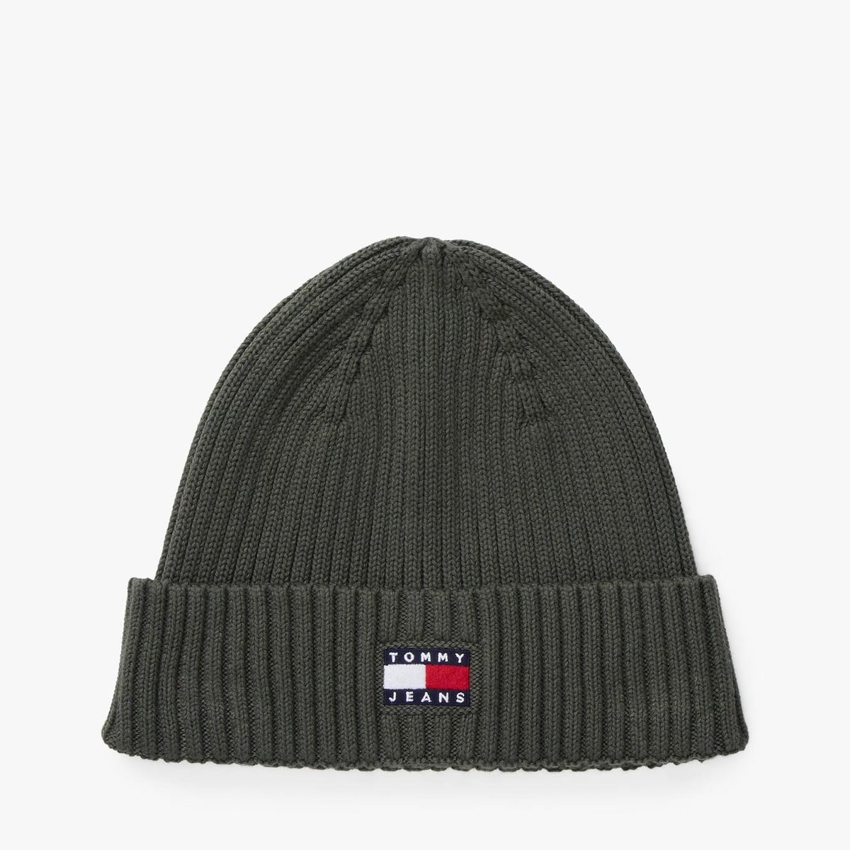 TOMMY HILFIGER - Gorro Heritage De Punto Canal Con Logo Gris Tommy Jeans