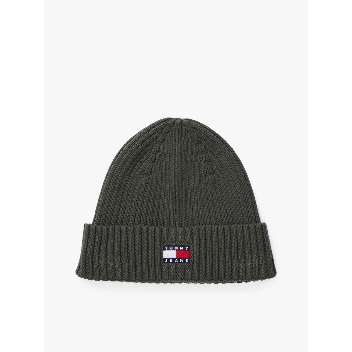 TOMMY HILFIGER - Gorro Heritage De Punto Canal Con Logo Gris Tommy Jeans