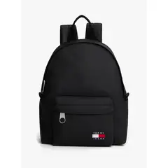 TOMMY HILFIGER - Mochila Daily Con Inscripción Negro Tommy Jeans