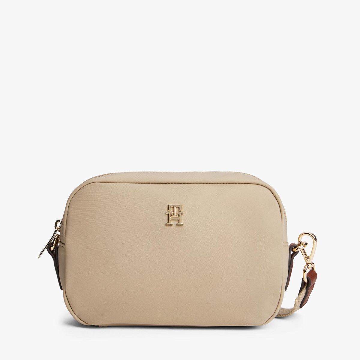 TOMMY HILFIGER - Cartera Bandolera Popette Beige Tommy Hilfiger