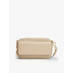TOMMY HILFIGER - Cartera Icon Con Logo Beige