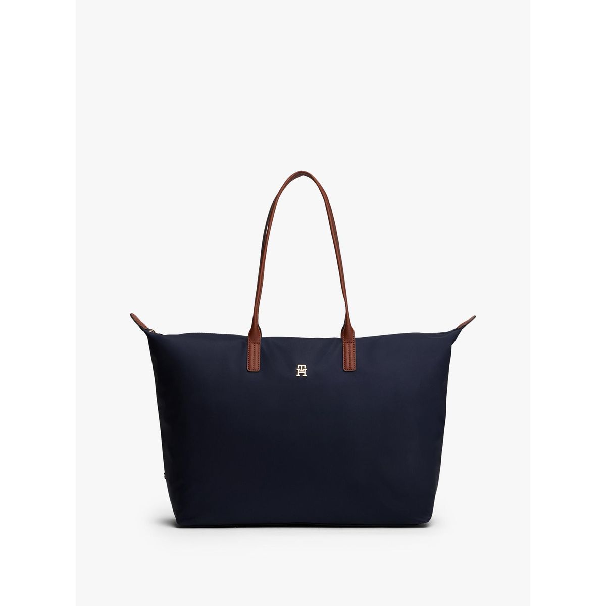TOMMY HILFIGER - Tote Maxi Popette Monogram Azul Tommy Hilfiger