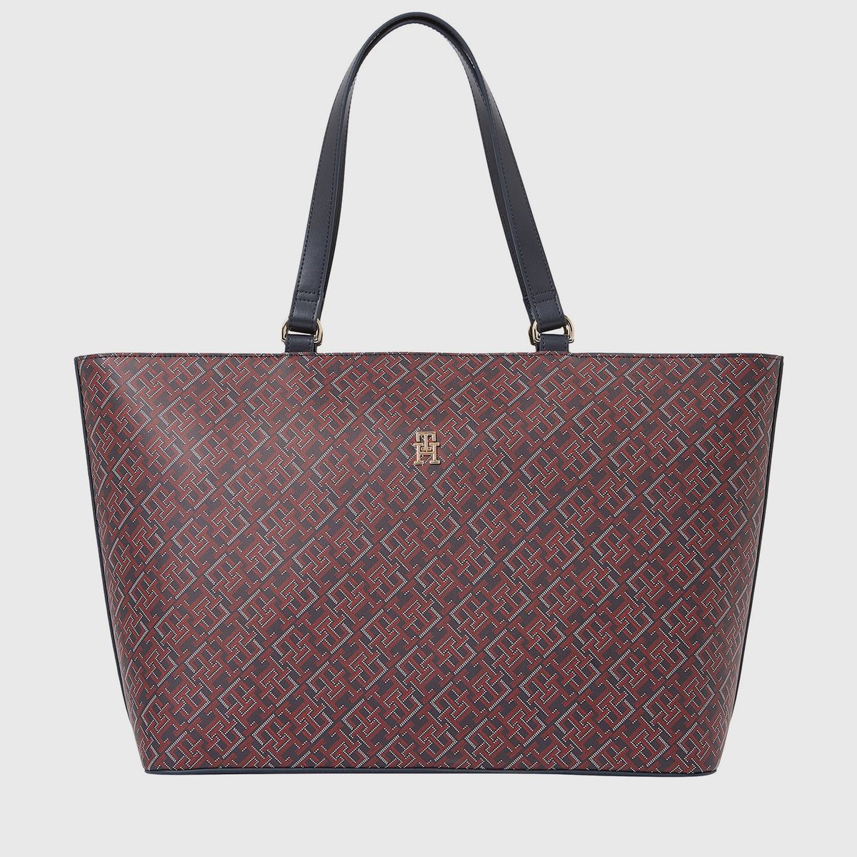 TOMMY HILFIGER - Tote Con Estampado Monogram Multicolor Tommy Hilfiger