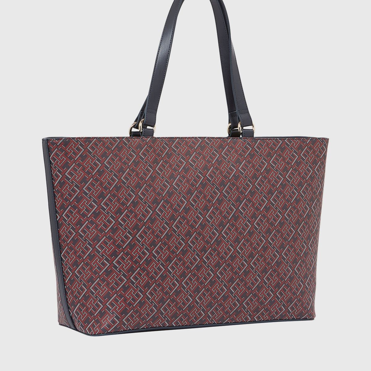 TOMMY HILFIGER - Tote Con Estampado Monogram Multicolor Tommy Hilfiger