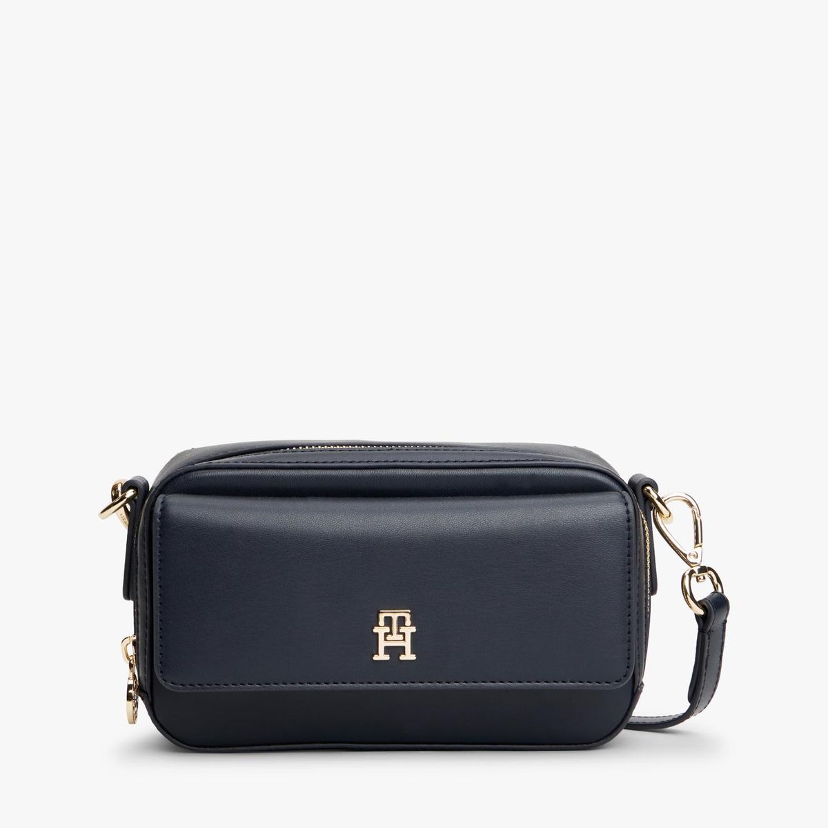 TOMMY HILFIGER - Cartera Icon Con Logo Azul Tommy Hilfiger