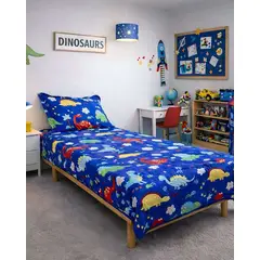 GENERICO - COLCHA INFANTIL NIÑA NIÑO QUILT PLAZA Y MEDIA