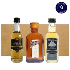 BBVINOS - Mix Miniatura Ron Botran Reserva Whisky Cutty Black Blended & Licor Contreau