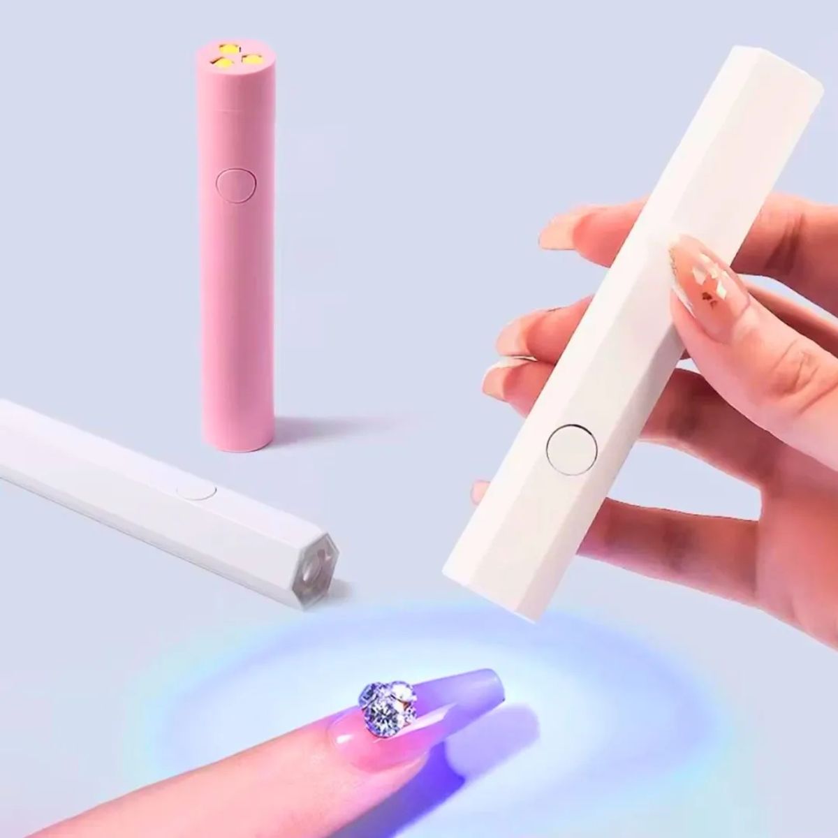 GENERICO - Mini Lampara Led Uv Para Unas Secador Gel Portatil Manicure