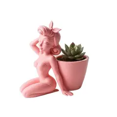 GENERICO - Macetero para Suculentas estilo Chica Retro