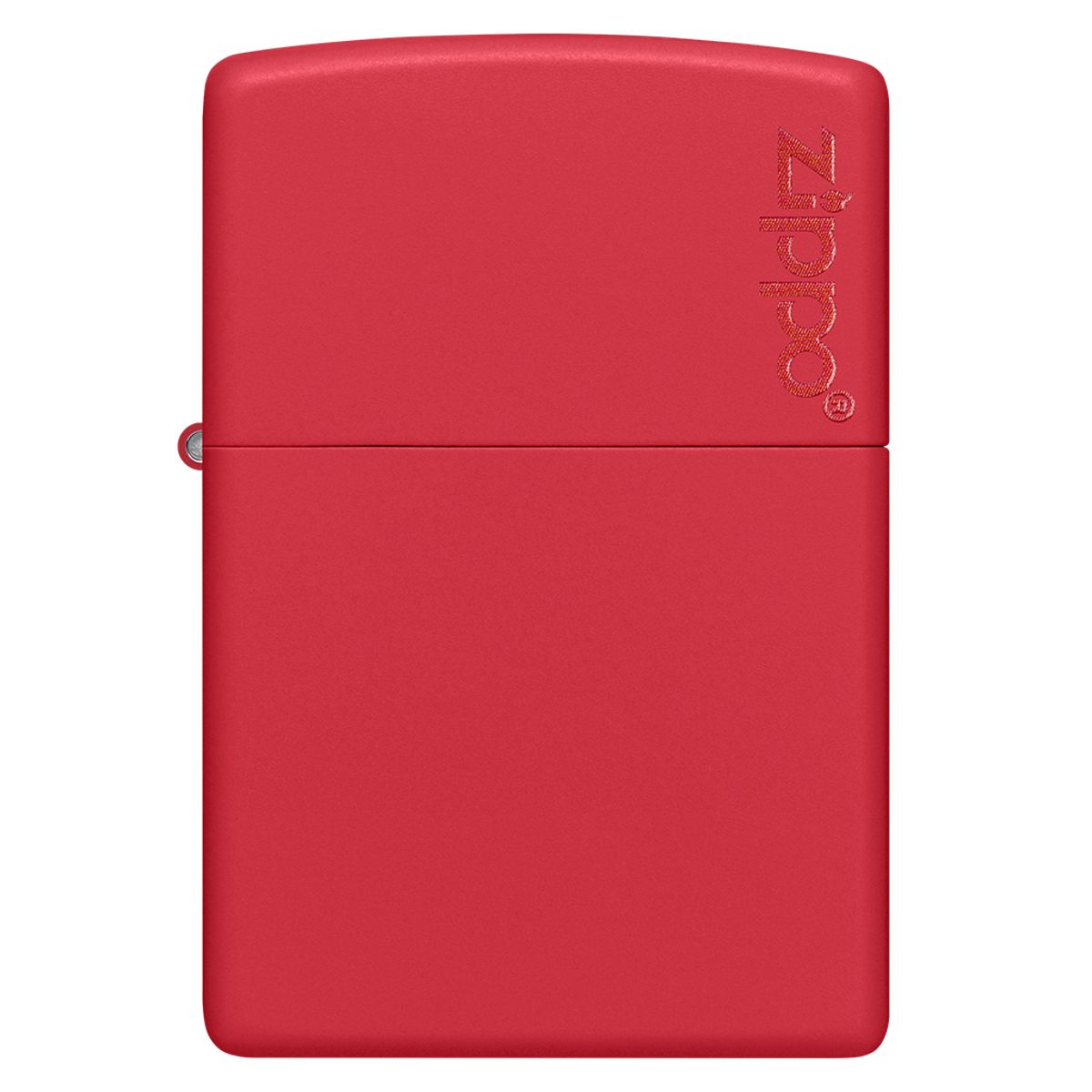 ZIPPO - Encendedor Classic Red Matte Zippo Logo ZP233ZL