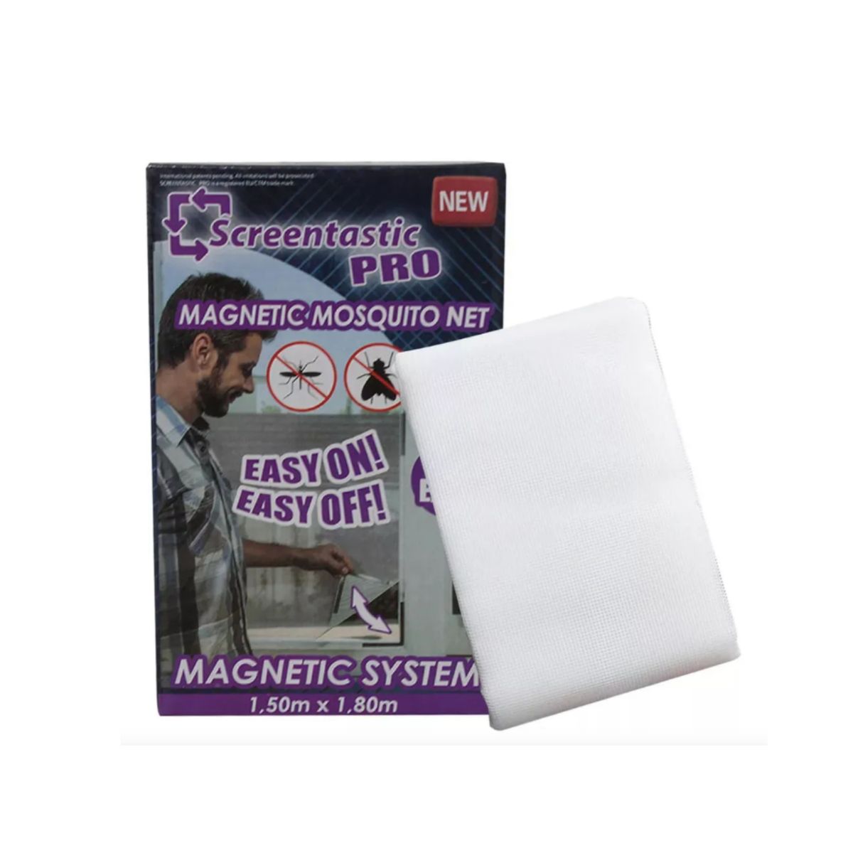 GENERICO - Malla Magnética Antimosquito Moscas Zancudos Malla