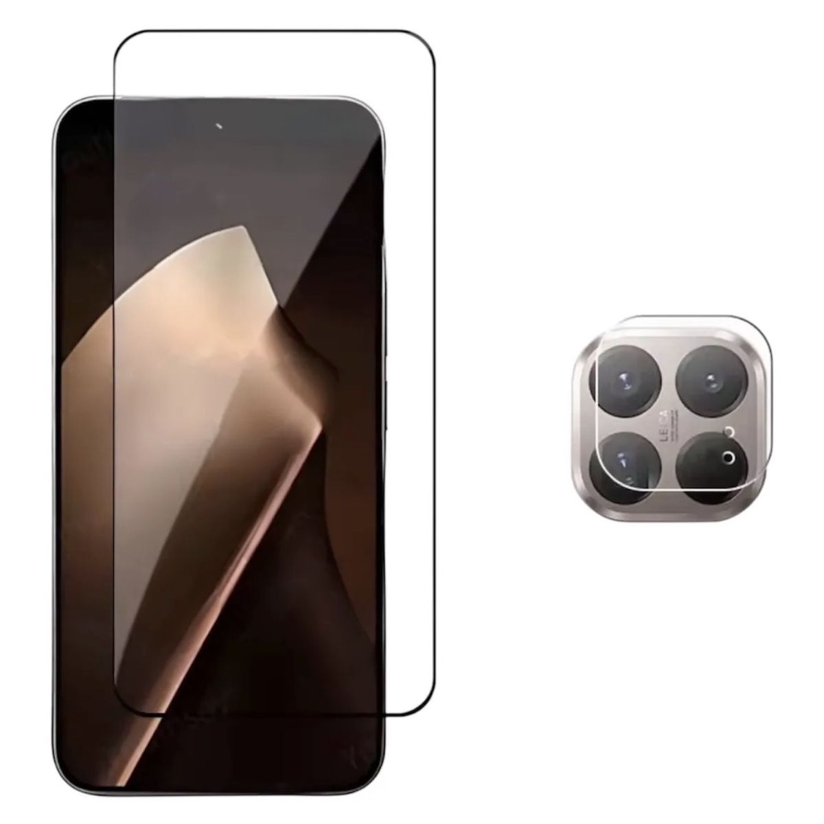 GENERICO - Lamina De Vidrio Pantalla Y Cámara Para Xiaomi 15t - Clear