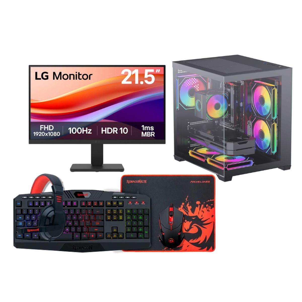 RYZEN - PC Gamer Ryzen 5 5600G 32GB RAM 1TB SSD + Perifericos V2