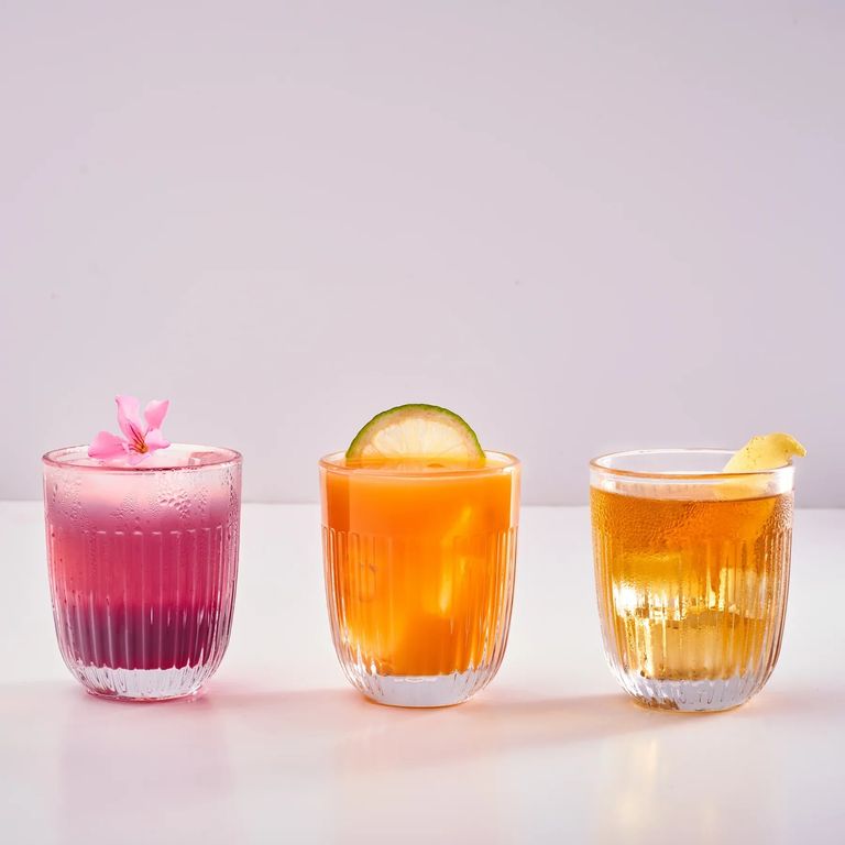 SET 6 VASOS BAJOS  OUESSANT ROSADO