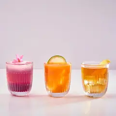 LA ROCHERE - SET 6 VASOS BAJOS  OUESSANT ROSADO