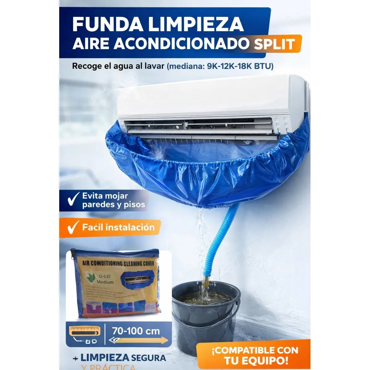 GENERICO - Funda para Mantencion Split 18-32K