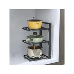 GENERICO - Organizador De Cocina Estante Multiuso 3 niveles De Ollas