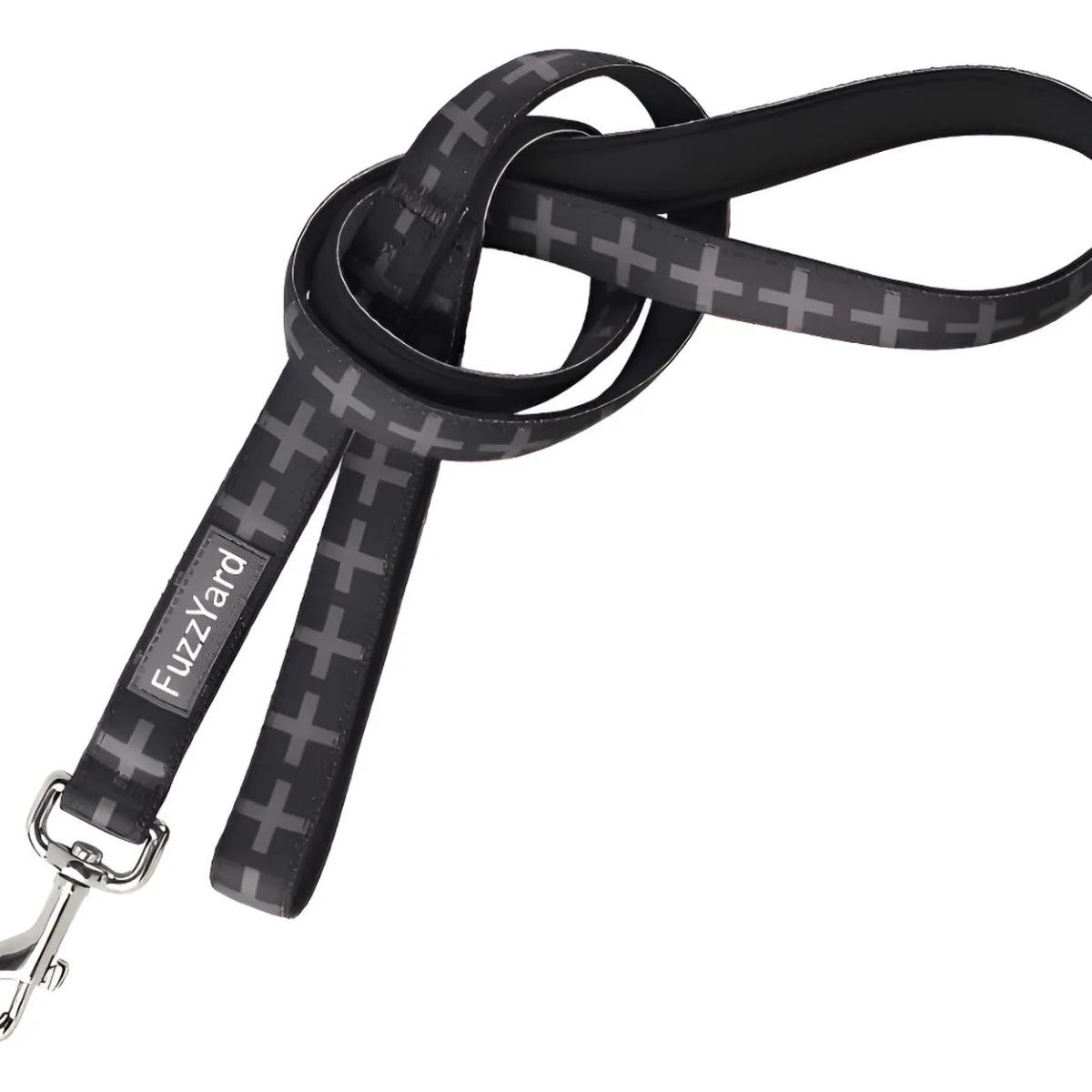 GENERICO - Correa Para Mascota Perro Diseños Fuzzyard Talla M / L 140cm Negro Negro Yeezy