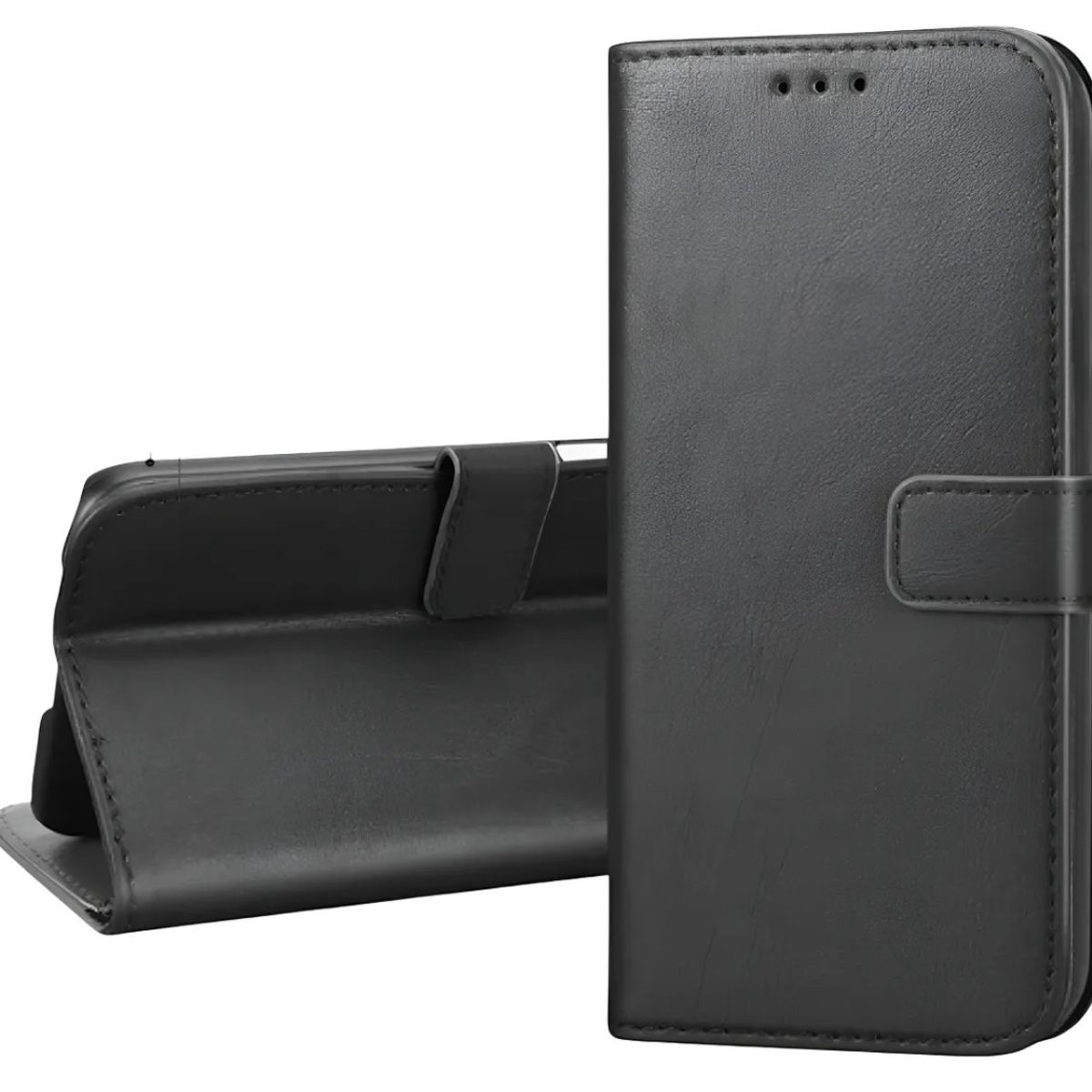 GENERICO - Carcasa Estilo Flip Cover Para Honor 400 Lite - Negro