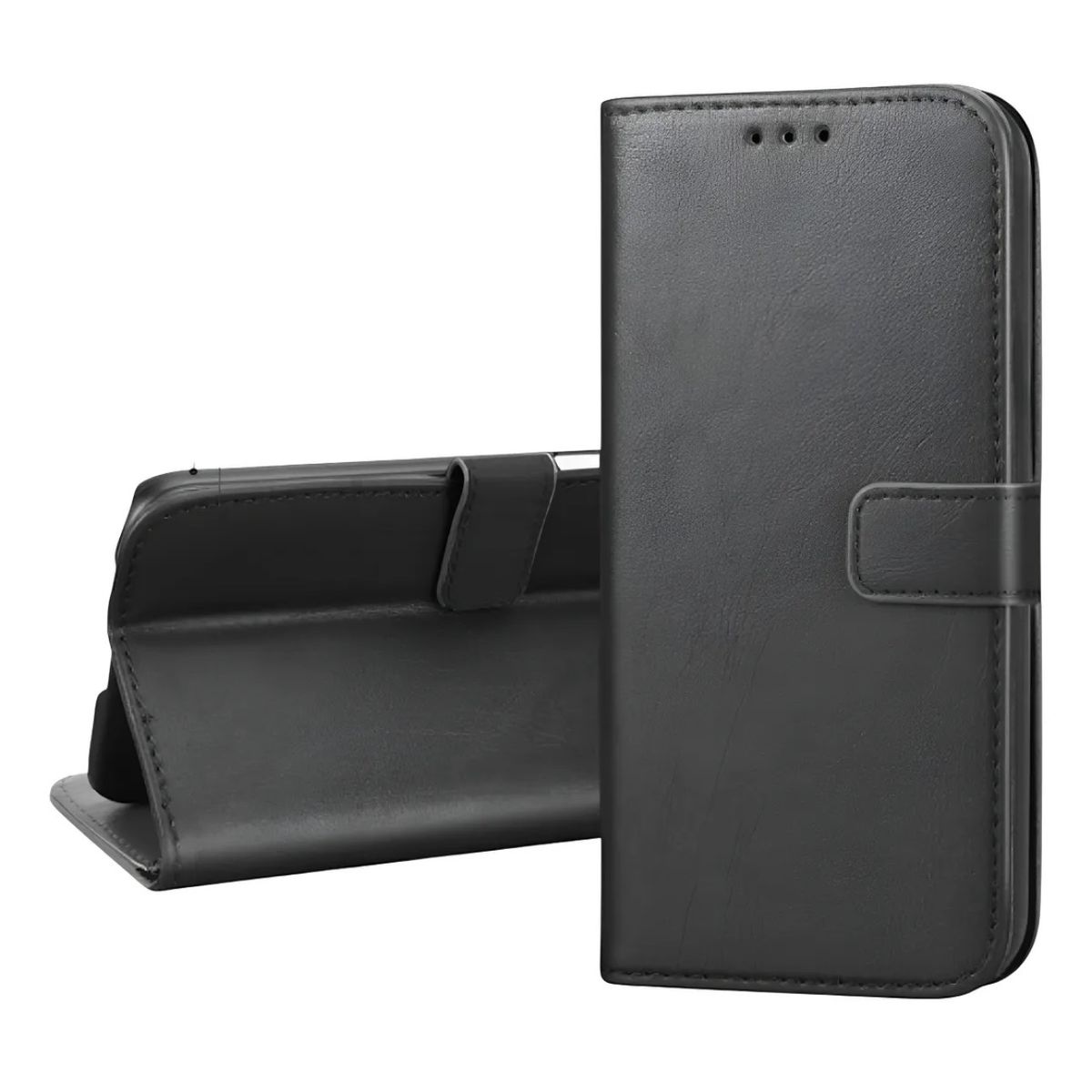 GENERICO - Carcasa Estilo Flip Cover Para Honor 400 Lite - Negro
