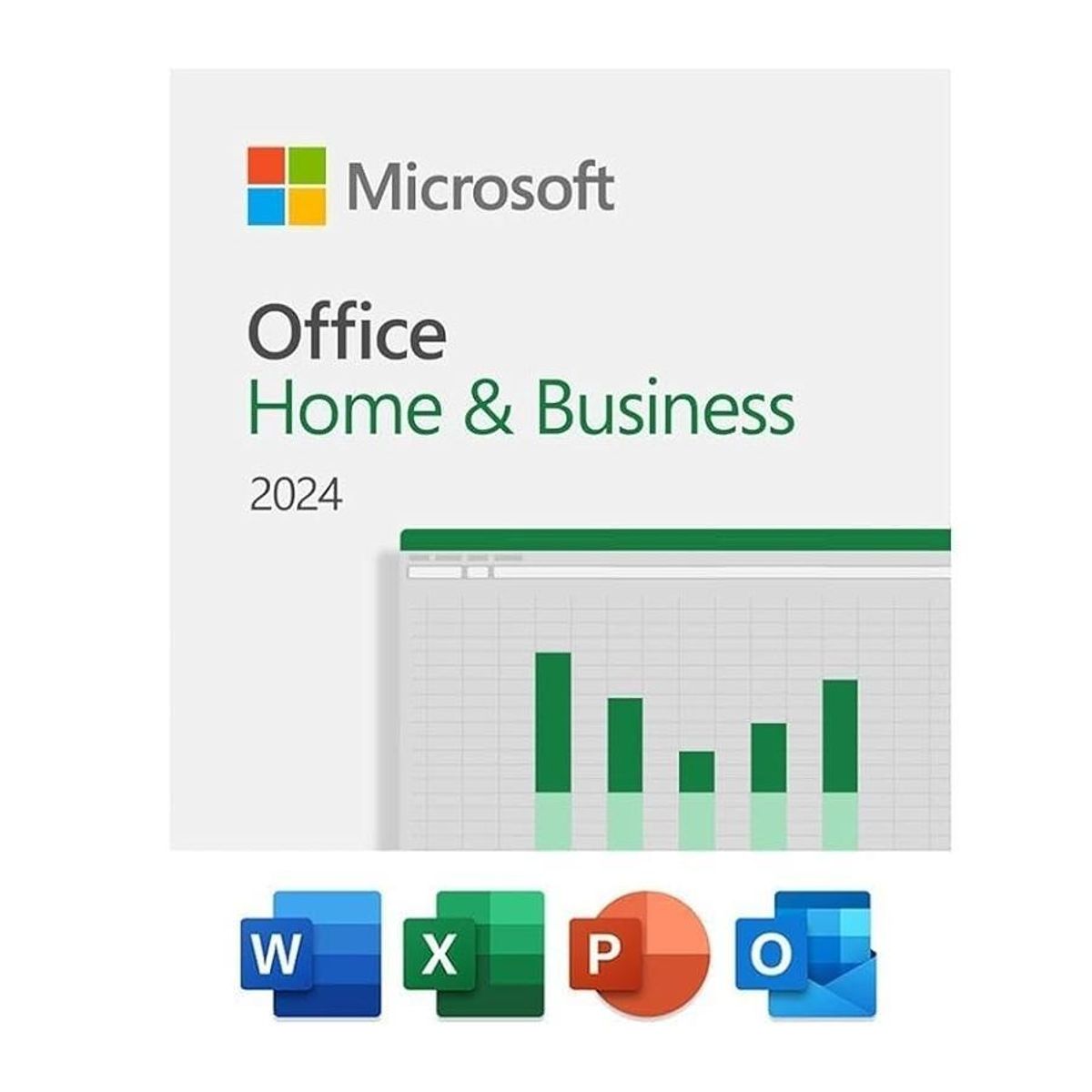 MICROSOFT - Microsoft Office Home and Business 20241 PCWindowsMac Perpetuo ESD Descargable