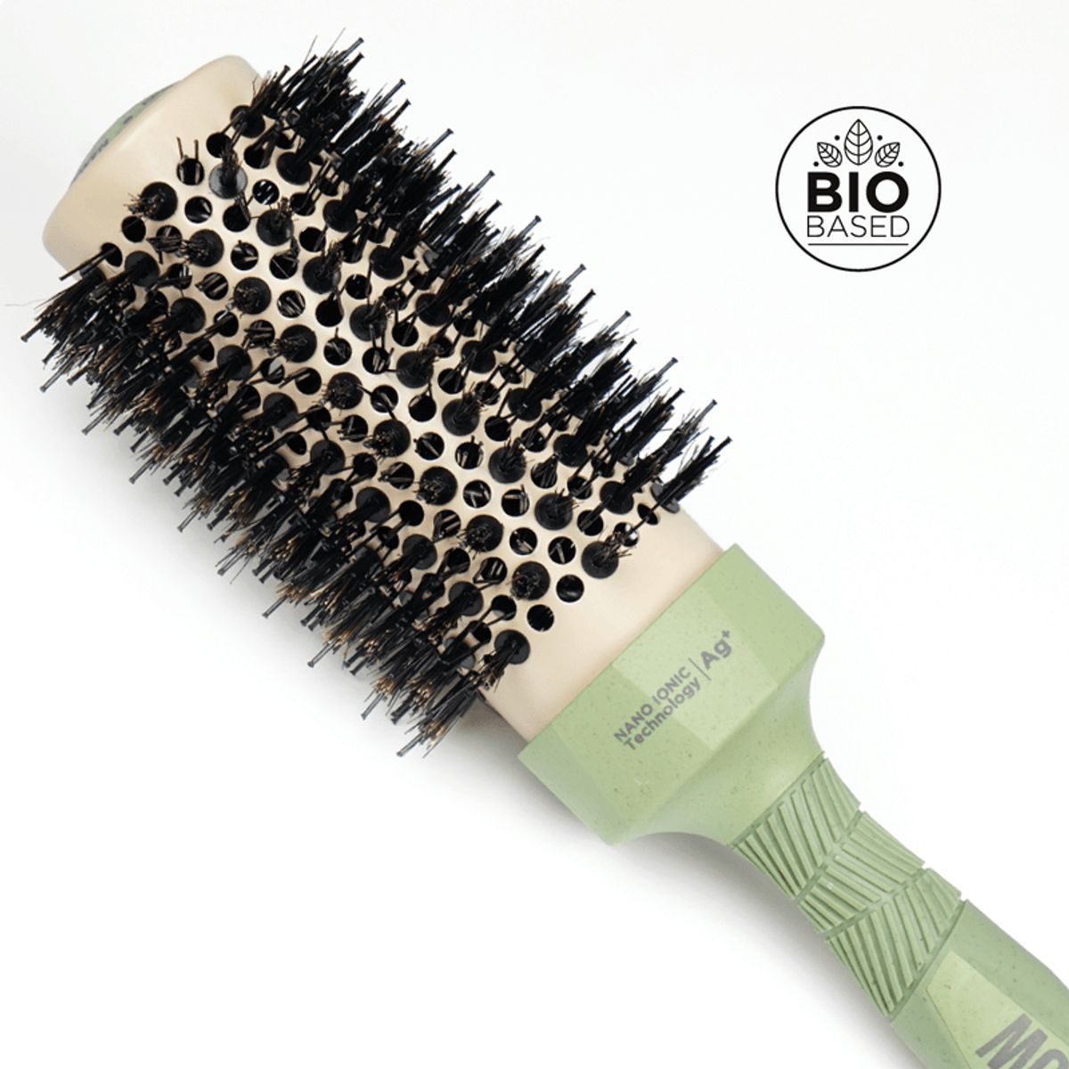 WELLA - Sow Cepillo Orgánico Cerdas de Jabalí Verde Nano Ionic Technology 44 mm