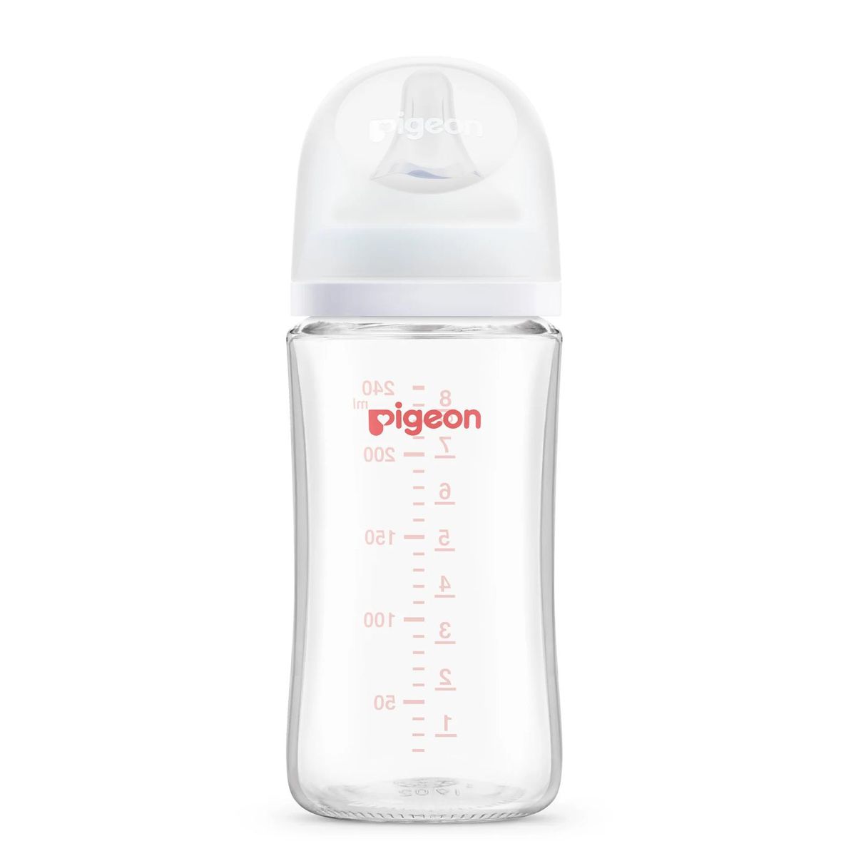 PIGEON - Mamadera boca ancha vidrio 240ml PIGEON