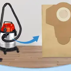 GENERICO - Set 5 Bolsas De Repuesto Aspiradora Einhell 20 Lts