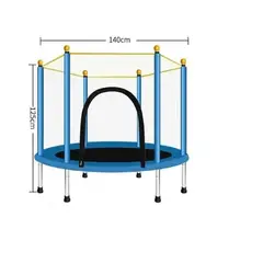 TODOK - Mini Cama Trampolín Elástica Pequeña para Niños Azul