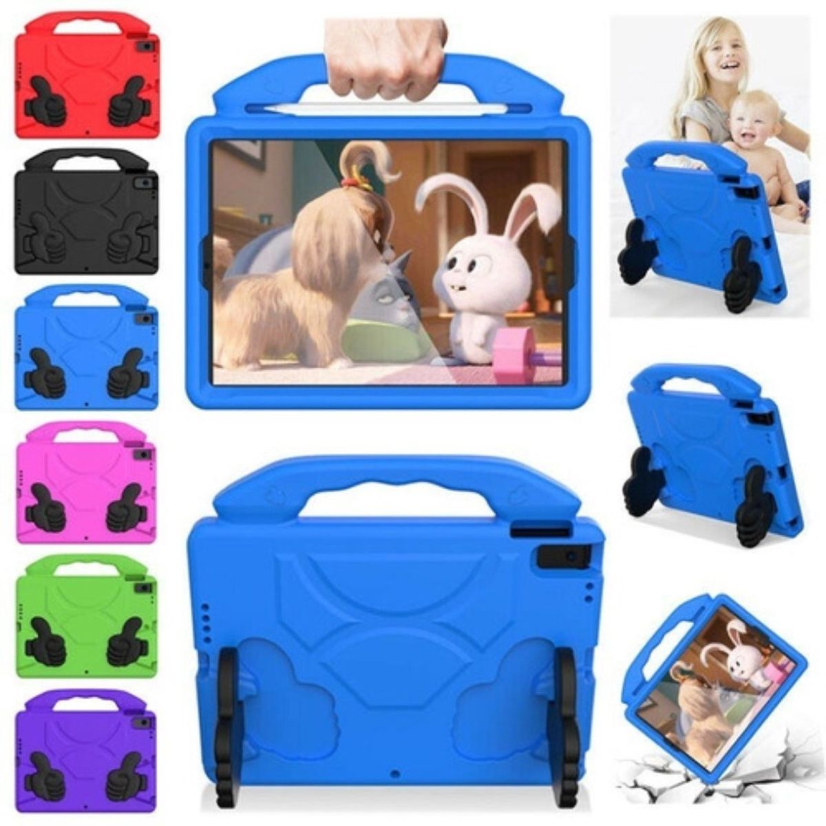GENERICO - Carcasa Niños Anti-golpes Para Tablet Lenovo Idea Tab 11 336FU Verde