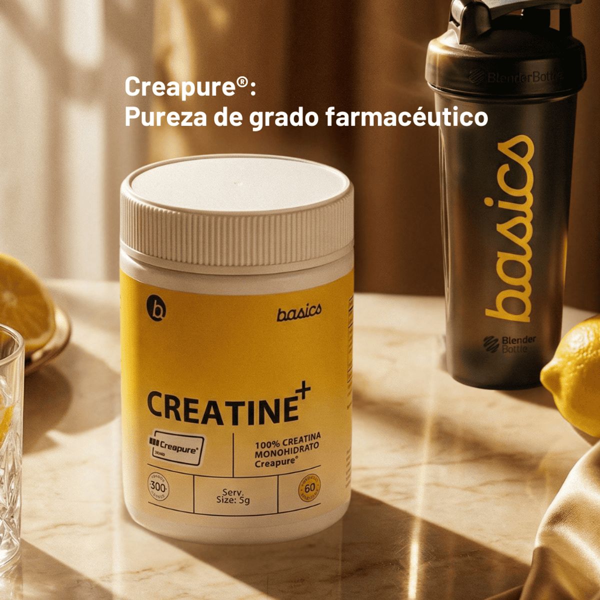 BASICS - CREATINE+ CREATINA MONOHIDRATO Creapure® Basics 300gr