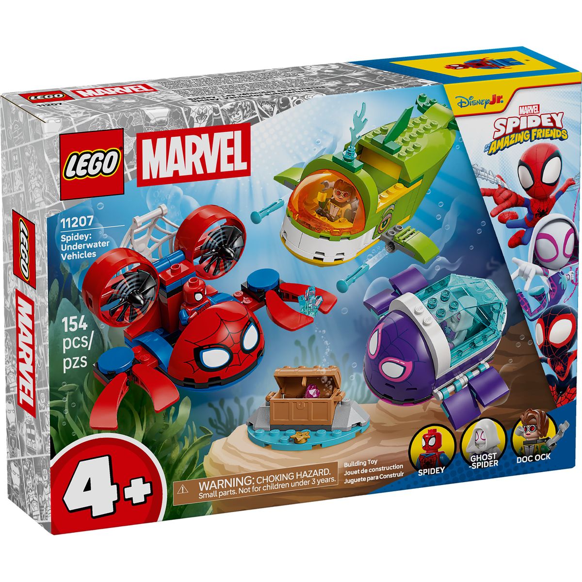 LEGO - LEGO SPIDEY: VEHÍCULOS SUBMARINOS SPIDEY 11207