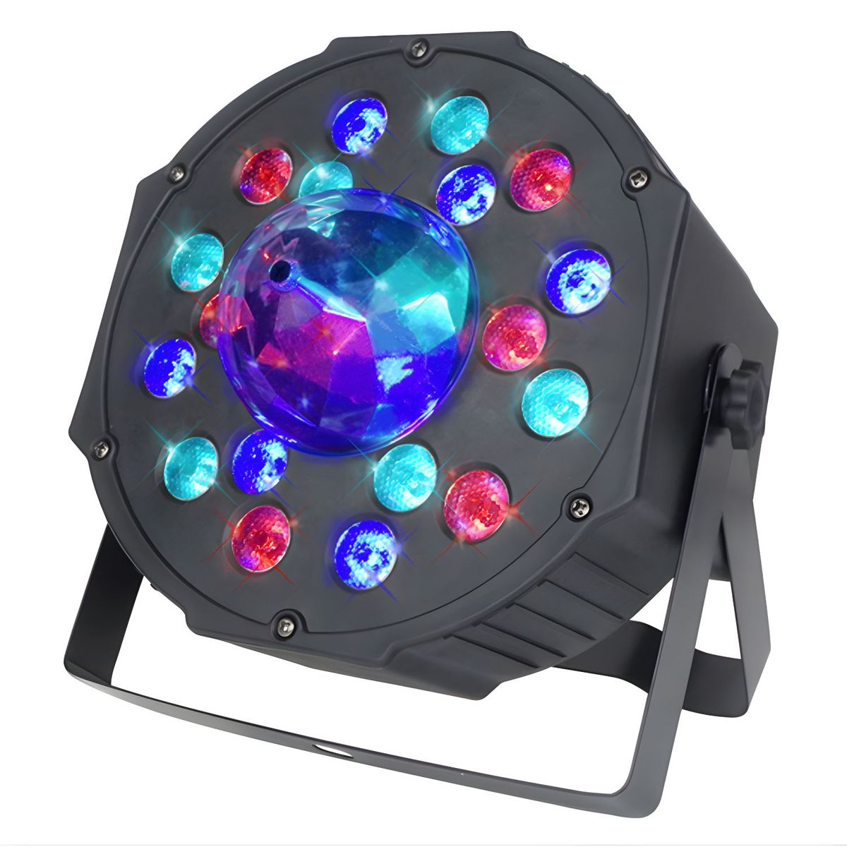 TECNOLAB - Foco PAR LED 18 RGB Giratorio 60W con Control DMX - PS