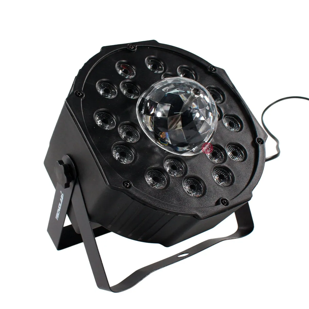 TECNOLAB - Foco PAR LED 18 RGB Giratorio 60W con Control DMX - PS