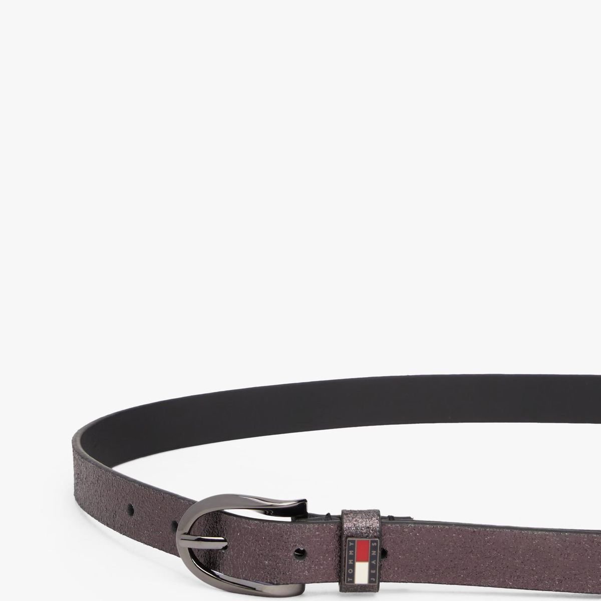 TOMMY HILFIGER - Cinturón Metallic Negro Tommy Jeans