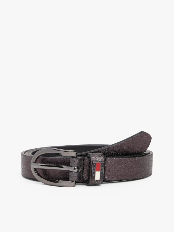 Cinturon Metallic Negro Tommy Jeans Negro 80