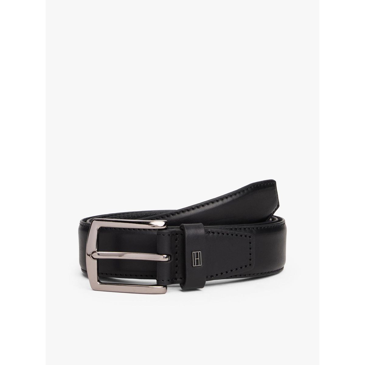 TOMMY HILFIGER - Cinturón Elevated Denton Negro Tommy Hilfiger