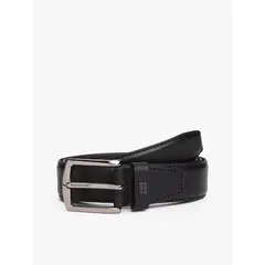 TOMMY HILFIGER - Cinturón Elevated Denton Negro