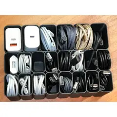 GENERICO - Organizador de escritorio para cables USB