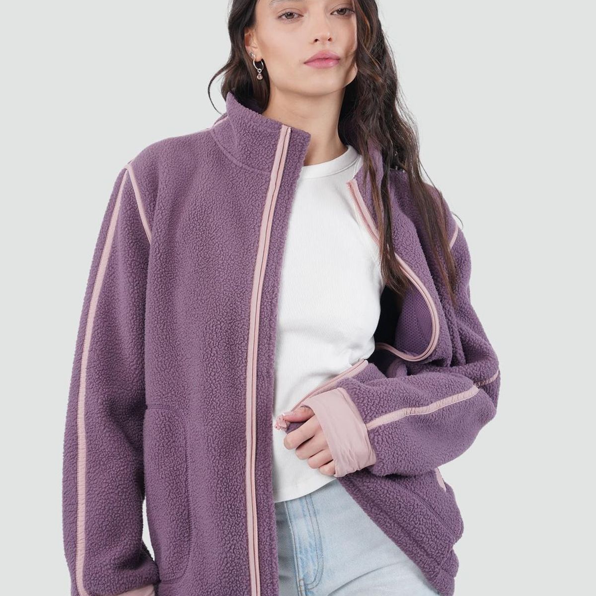 KAYA UNITE - Polerón Chiporro Mujer Full Zip