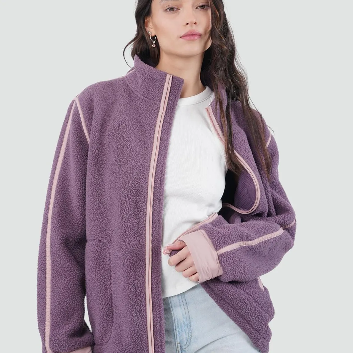 KAYA UNITE - Polerón Chiporro Mujer Full Zip