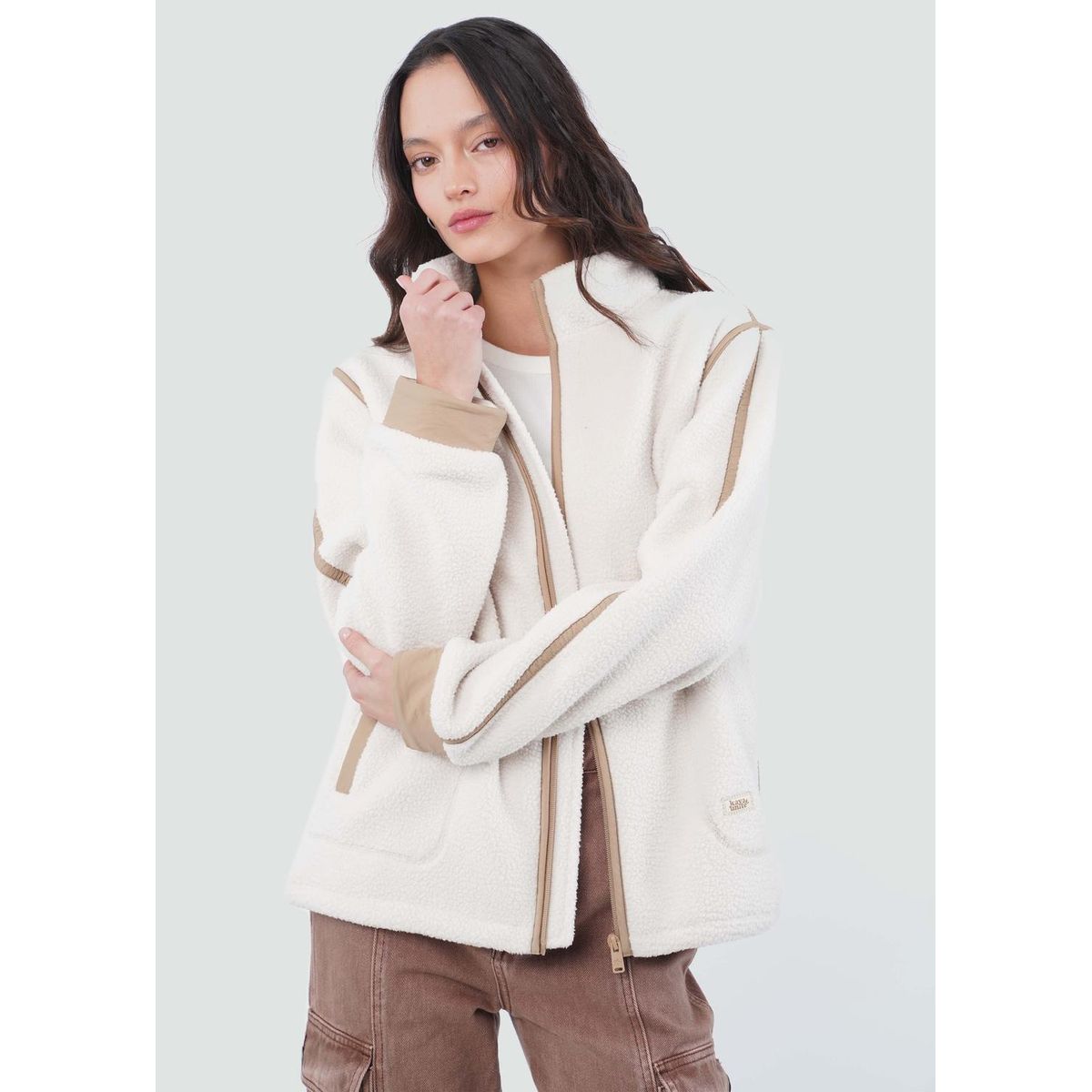 KAYA UNITE - Polerón Chiporro Mujer Full Zip