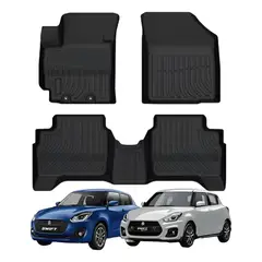 GENERICO - Tapetes De Tpe Perfect Fit Para Suzuki Swift 2017-2025 Negro