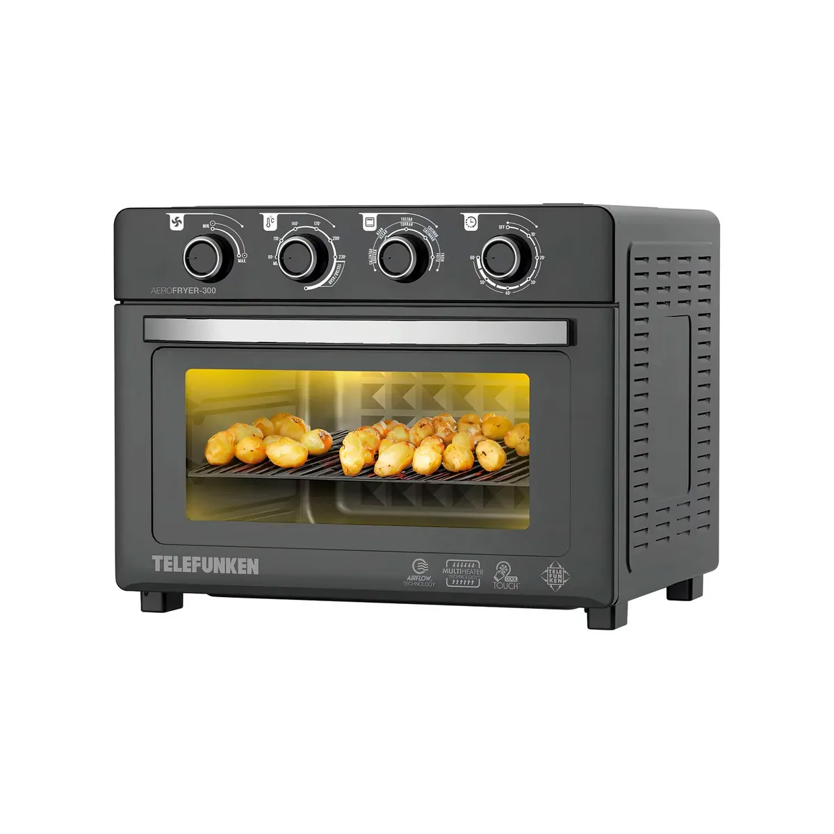 TELEFUNKEN - Horno Freidora de Aire Telefunken 30L Aerofryer 300