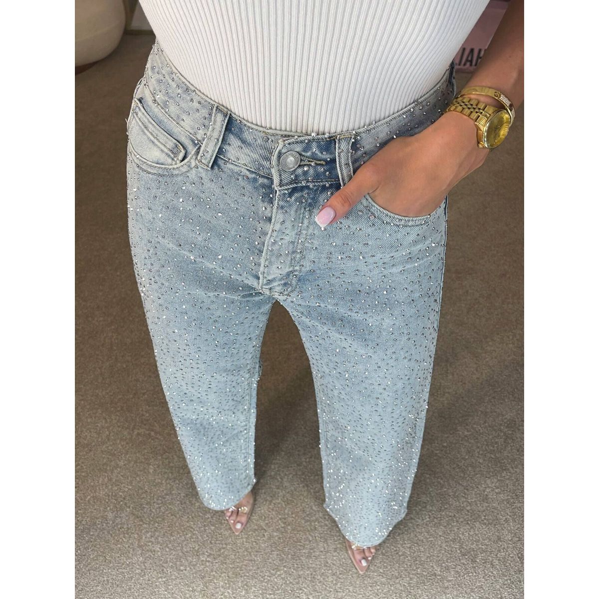 VELVET - Jeans Denim  Brillos Vega