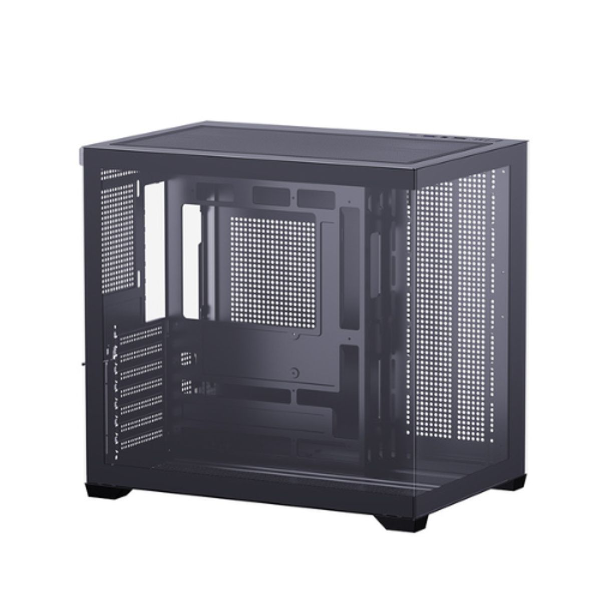 GENERICO - Gabinete HEX GAMING Infinity Glass – ATX - Vidrio Templado + 4 Ventiladores ARGB