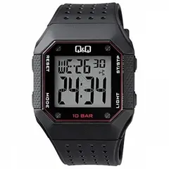 QYQ - RELOJ MARCA M158J002Y HOMBRE DIGITAL DEPORTIVO WR10 BAR